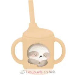 Gobelet en silicone Gnawy le paresseux - Sassi Junior