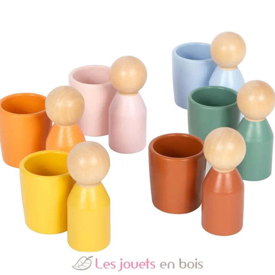 Gobelets de tri Montessori avec figurines - Small Foot company