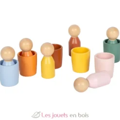 Gobelets de tri Montessori avec figurines - Small Foot company