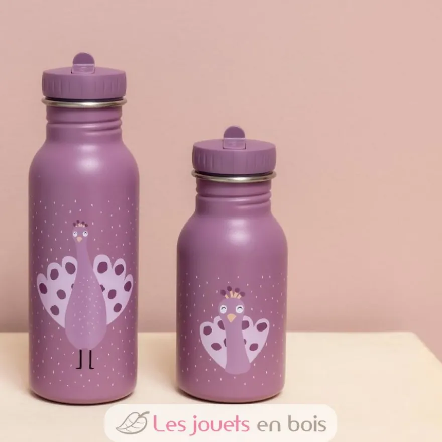 Gourde enfant 350 ml Mrs Peacock violet - Trixie