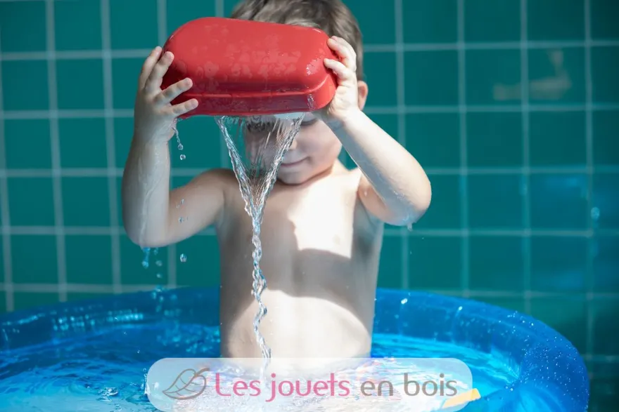 Grand bateau modulable rouge 21 cm - Plan Toys