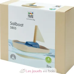 Grand bateau à voile 21 cm - Plan Toys