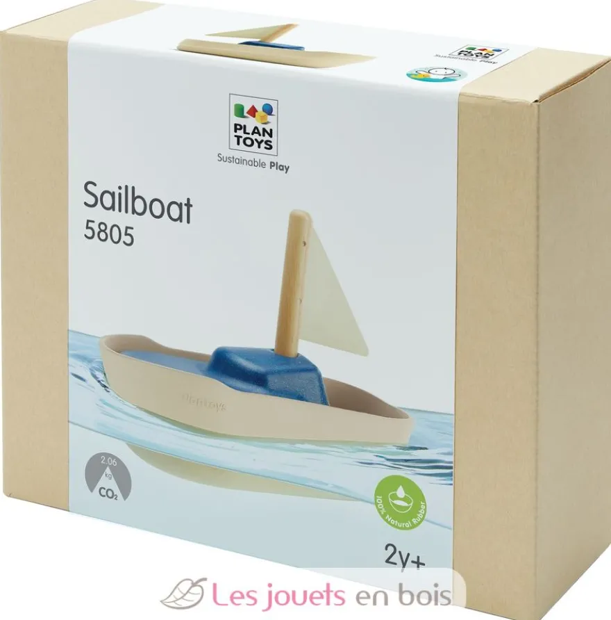 Grand bateau à voile 21 cm - Plan Toys