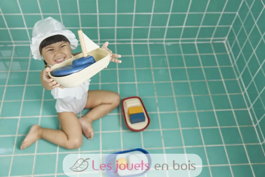Grand bateau à voile 21 cm - Plan Toys