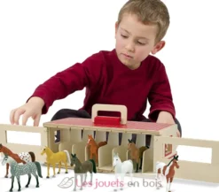 Grand box à chevaux transportable - Melissa & Doug