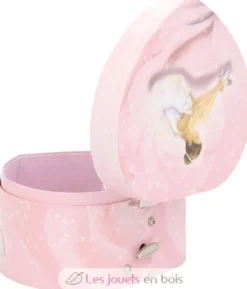 Grand Coeur Musical Ballerine Rose - Trousselier