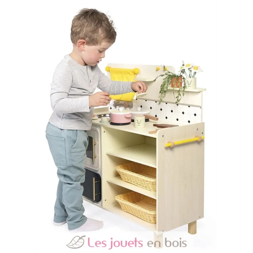 Grande cuisine en bois équipée Mamie Soleil - Janod