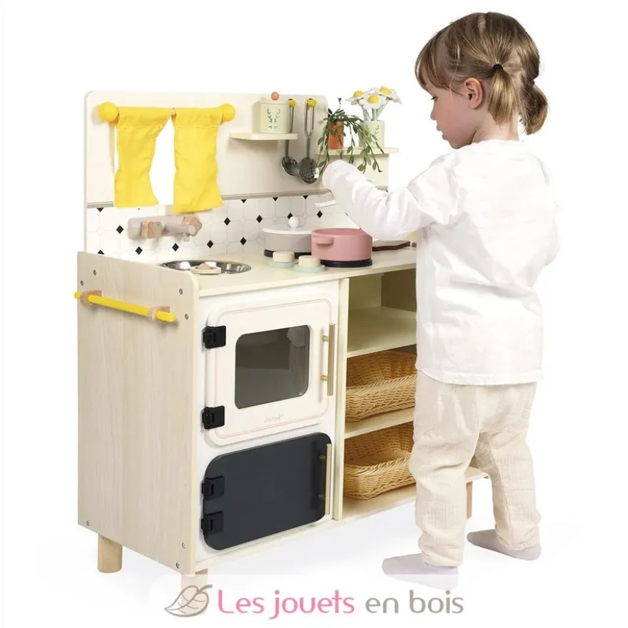 Grande cuisine en bois équipée Mamie Soleil - Janod