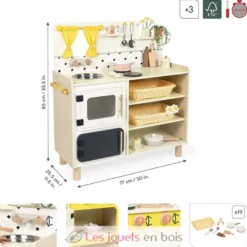 Grande cuisine en bois équipée Mamie Soleil - Janod