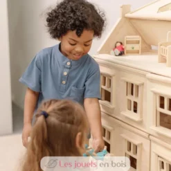 Grande maison de poupées Victorienne en bois sur 4 niveaux - Plan Toys
