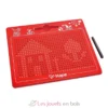 Grande tablette magnétique rouge - Plastique et métal - Hape
