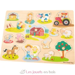 Grand puzzle Ferme 16 pcs - New Classic Toys