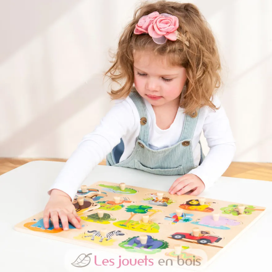 Grand puzzle Safari 16 pcs - New Classic Toys