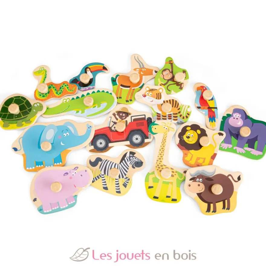 Grand puzzle Safari 16 pcs - New Classic Toys
