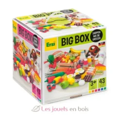 Grand set d'épicerie en bois 43 pcs - Erzi