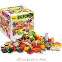 Grand set d'épicerie en bois 43 pcs - Erzi