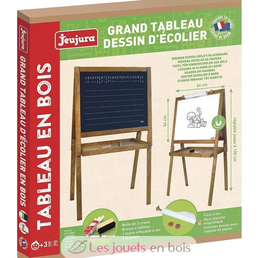 Grand tableau dessin des écoliers - Jeujura