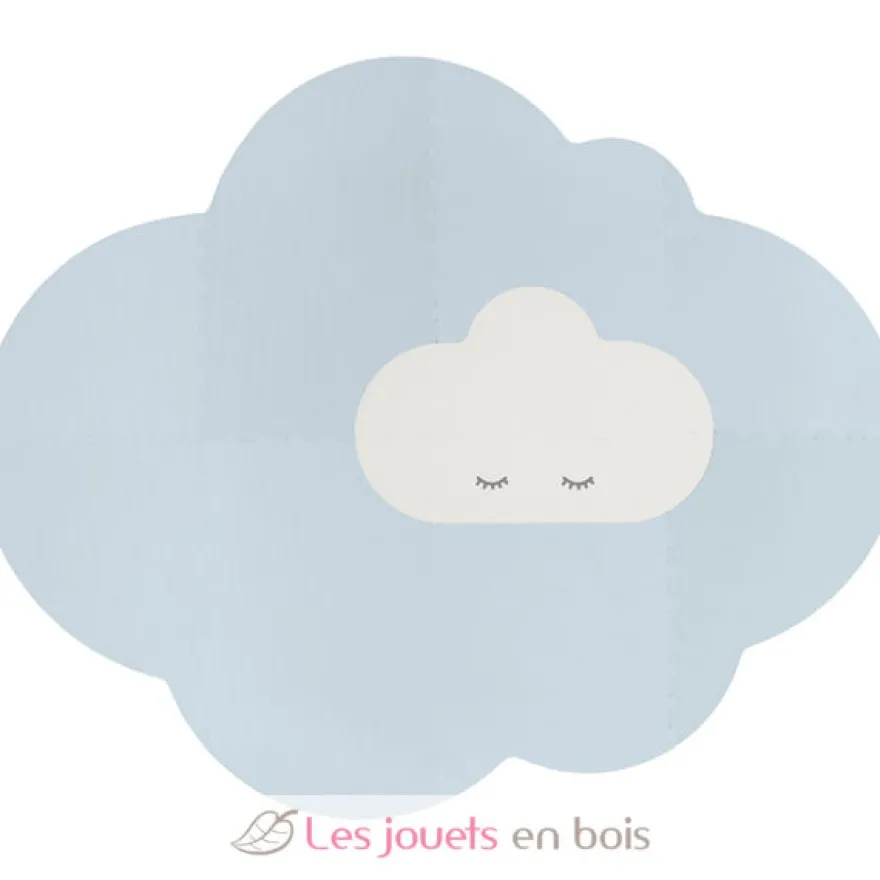 Grand tapis de jeu Nuage bleu - Quut