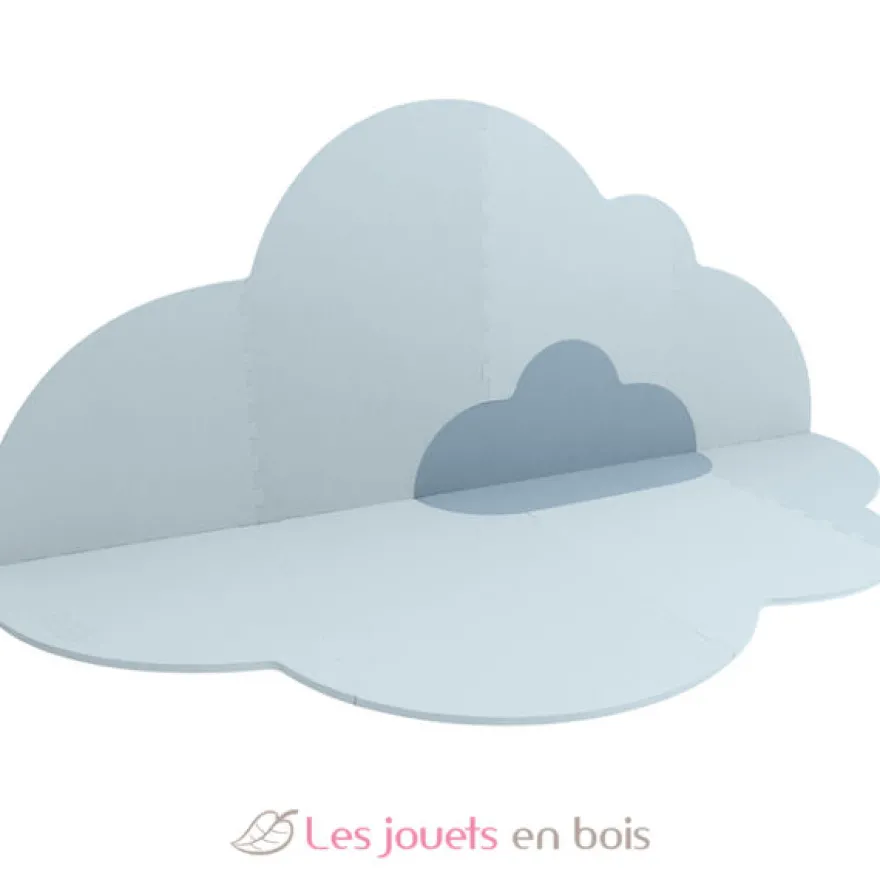 Grand tapis de jeu Nuage bleu - Quut