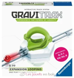 Gravitrax - Élément Looping blanc gris Ravensburger