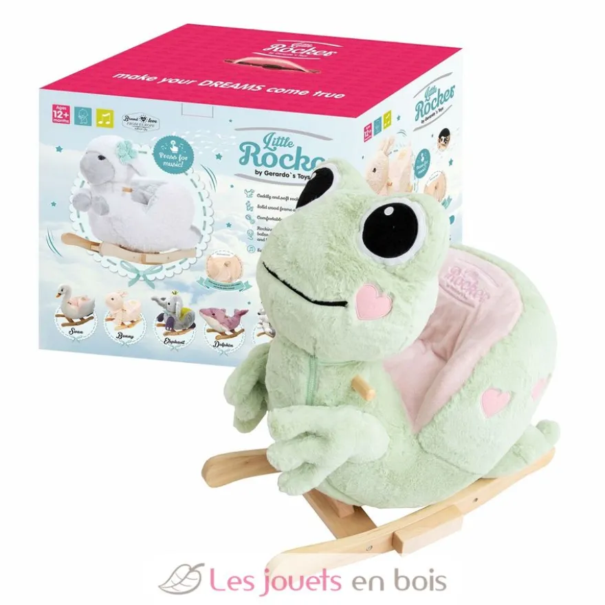 Grenouille à bascule verte - Gerardo's Toys