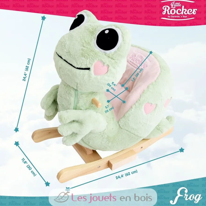 Grenouille à bascule verte - Gerardo's Toys