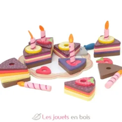 Gros gâteau d'anniversaire en bois - Vilac