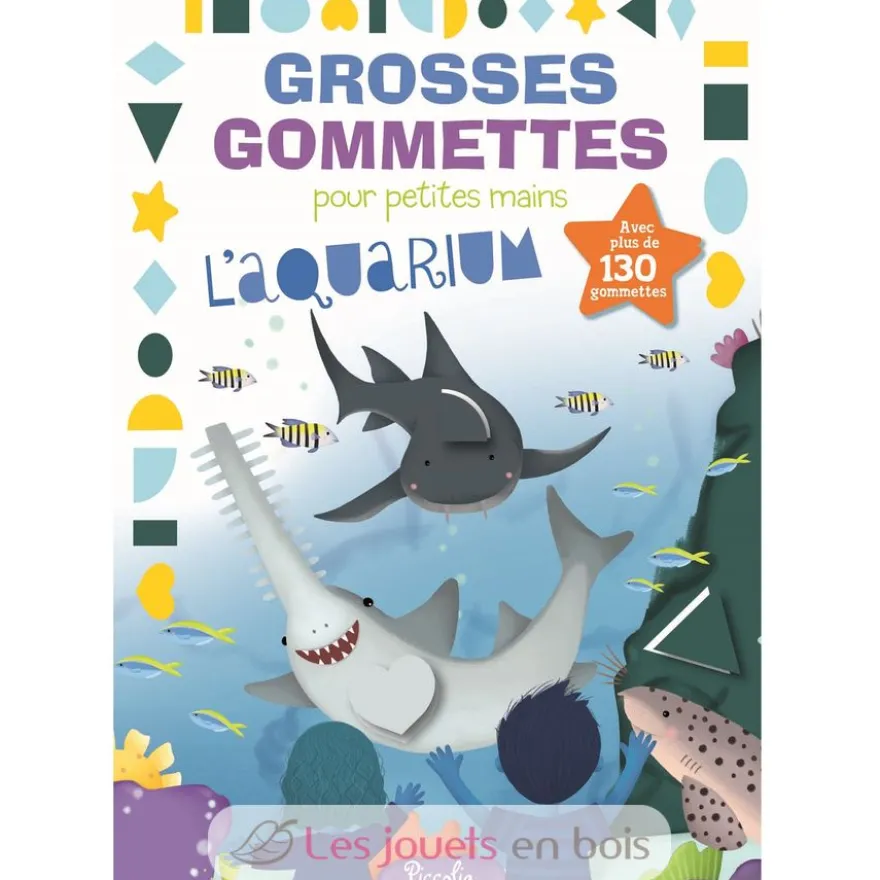 Grosses gommettes l'aquarium - Piccolia