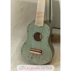 Guitare en bois verte Safari Friends - Dès 3 ans - Little Dutch