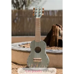 Guitare en bois verte Safari Friends - Dès 3 ans - Little Dutch