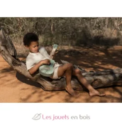 Guitare en bois verte Safari Friends - Dès 3 ans - Little Dutch