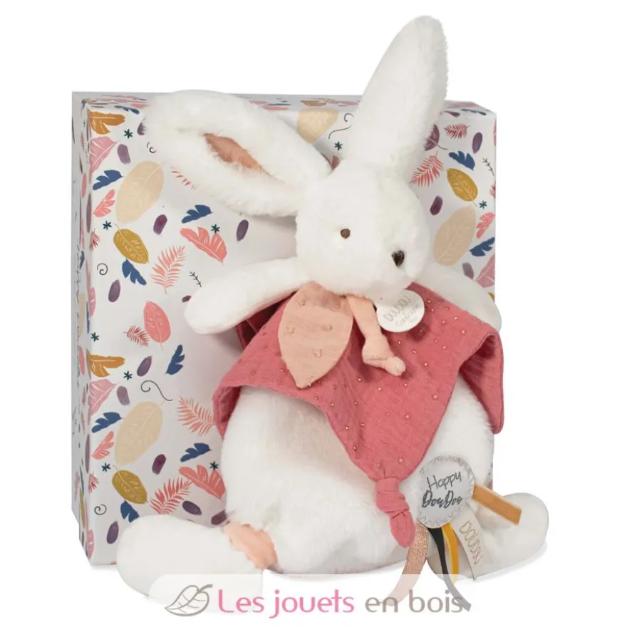 Happy Boho Doudou Pompon Terracota - Doudou et Compagnie