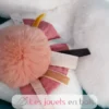 Happy Boho Lapin Pompon Terracota - Doudou et Compagnie