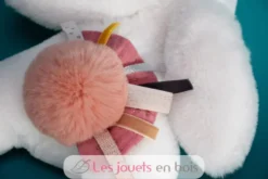 Happy Boho Lapin Pompon Terracota - Doudou et Compagnie