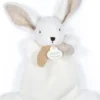 Happy Wild Mini Doudou Lapin beige 17 cm - Doudou et Compagnie