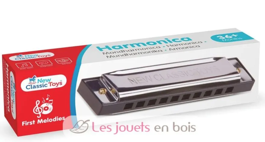 Harmonica - 10 Trous - New Classic Toys