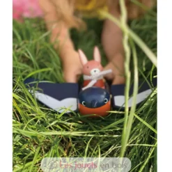 Hirondelle et son ami lapin en bois - Tender Leaf Toys