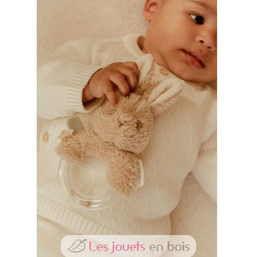 Hochet anneau lapin Newborn - Little Dutch