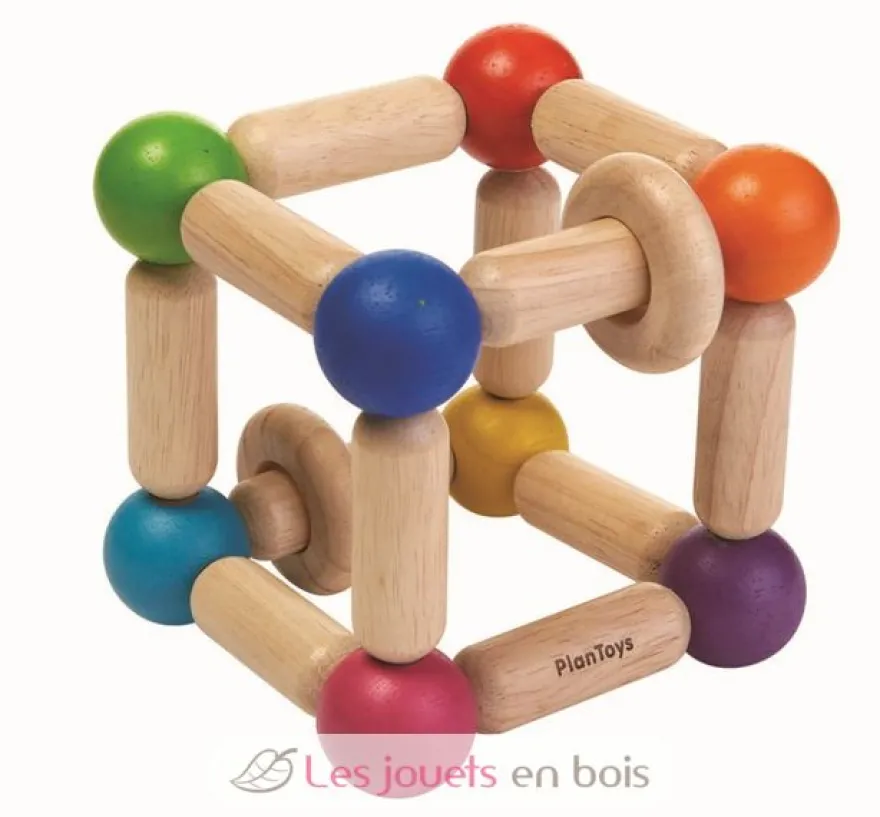 Hochet carré souple - Plan Toys