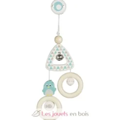Hochet clip pingouin - Heimess