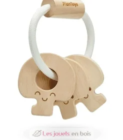 Hochet clés naturel - Plan Toys