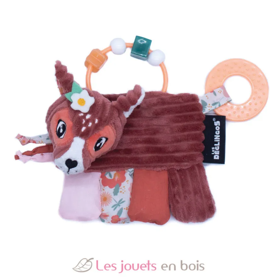 Hochet d'activités Mélimélos la biche - Les Déglingos