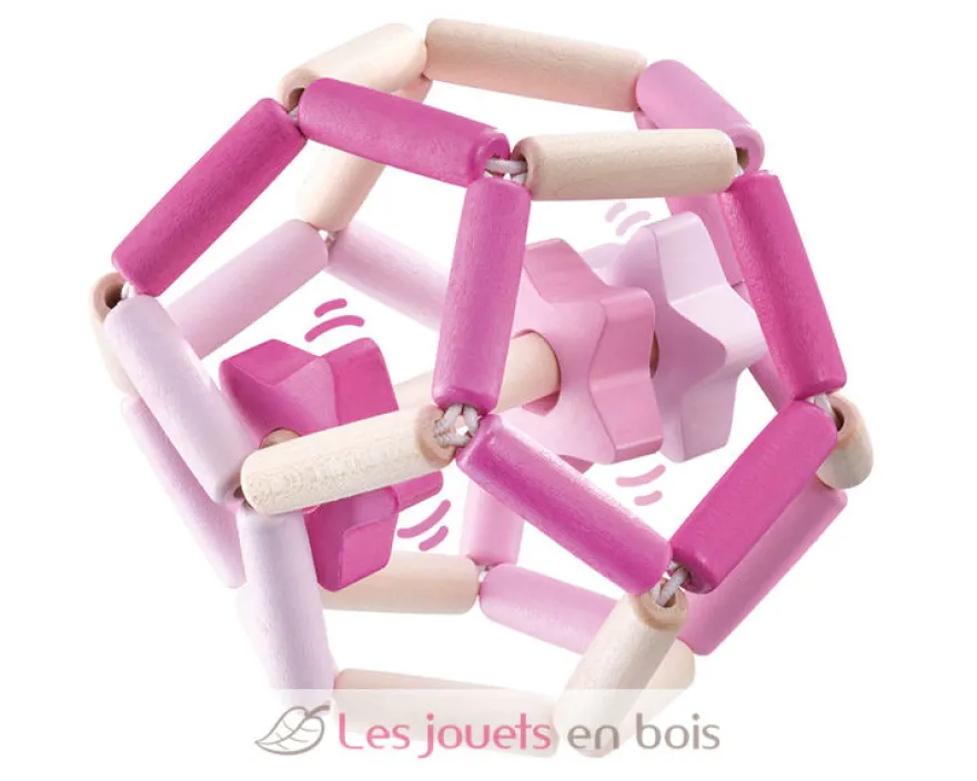 Hochet Danse des étoiles rose - Selecta