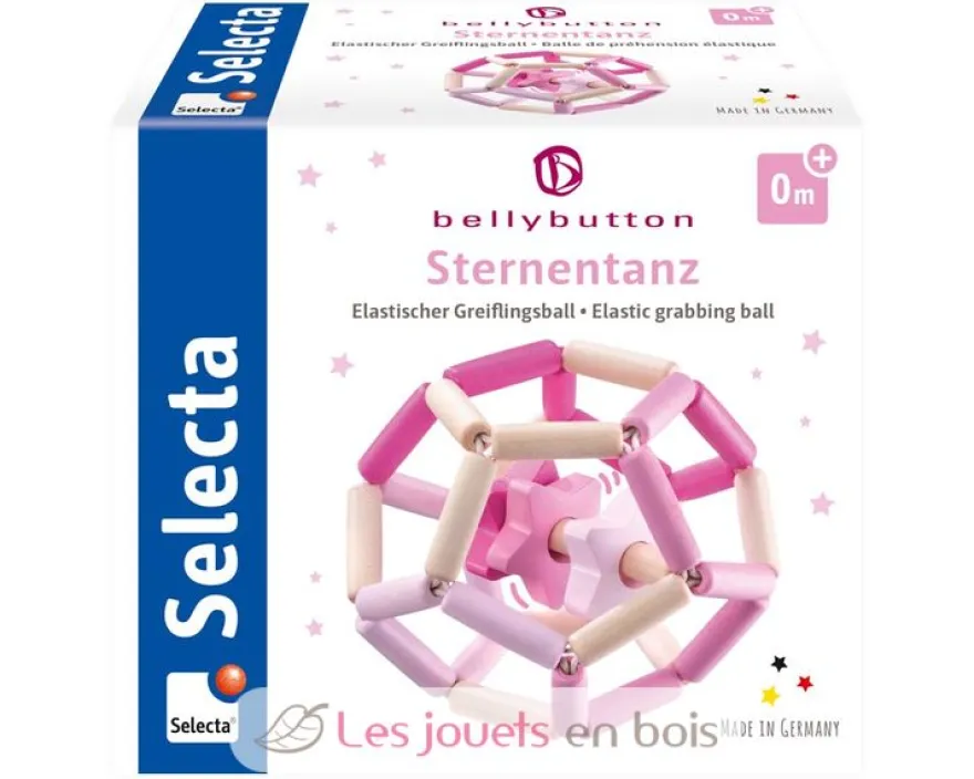 Hochet Danse des étoiles rose - Selecta
