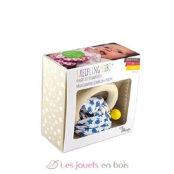 Hochet Doudou Bib0+ bleu - Little Big Things