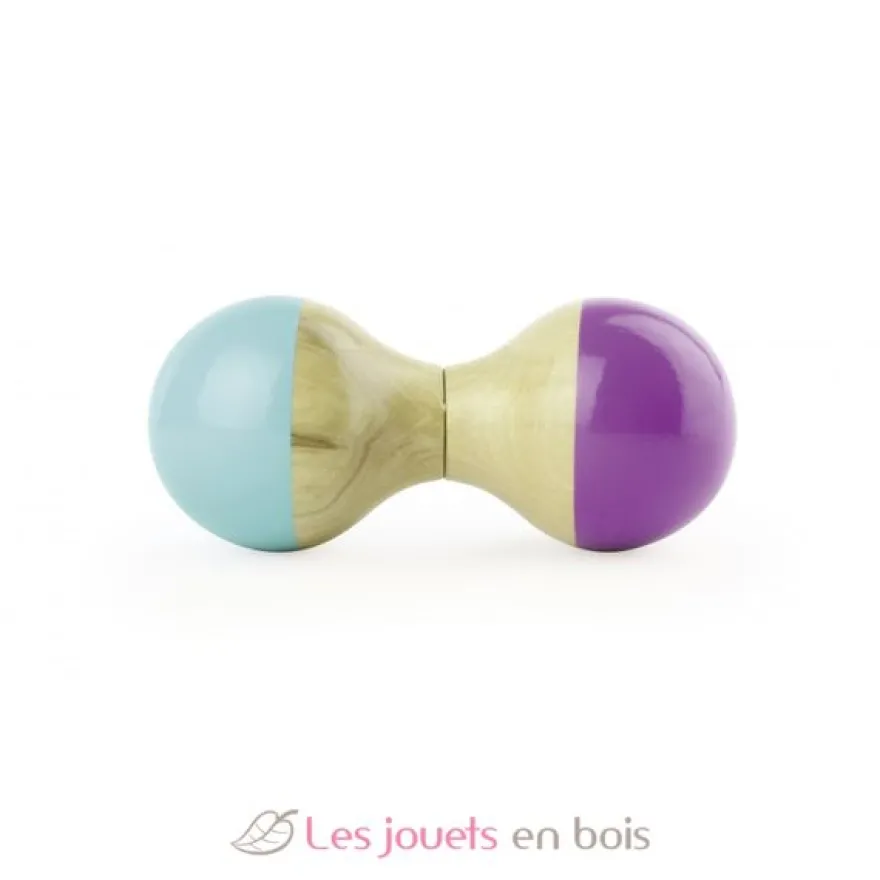 Hochet du Jura turquoise et violet - Vilac
