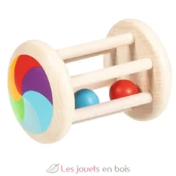 Hochet en bois cage à grelot - Goki