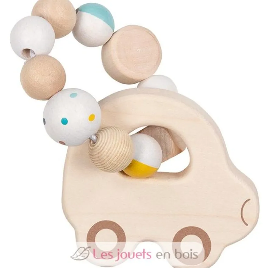 Hochet en bois flexible Voiture - Goki