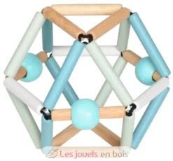 Hochet en bois Grabber Blue Snow - Bass & Bass