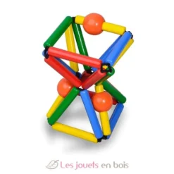 Hochet en bois Grabber Multicolore - Bass & Bass